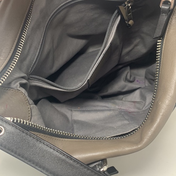 Coach LEGACY RORY 19902 green grey brown leather purse zip closure - Picture 9 of 14